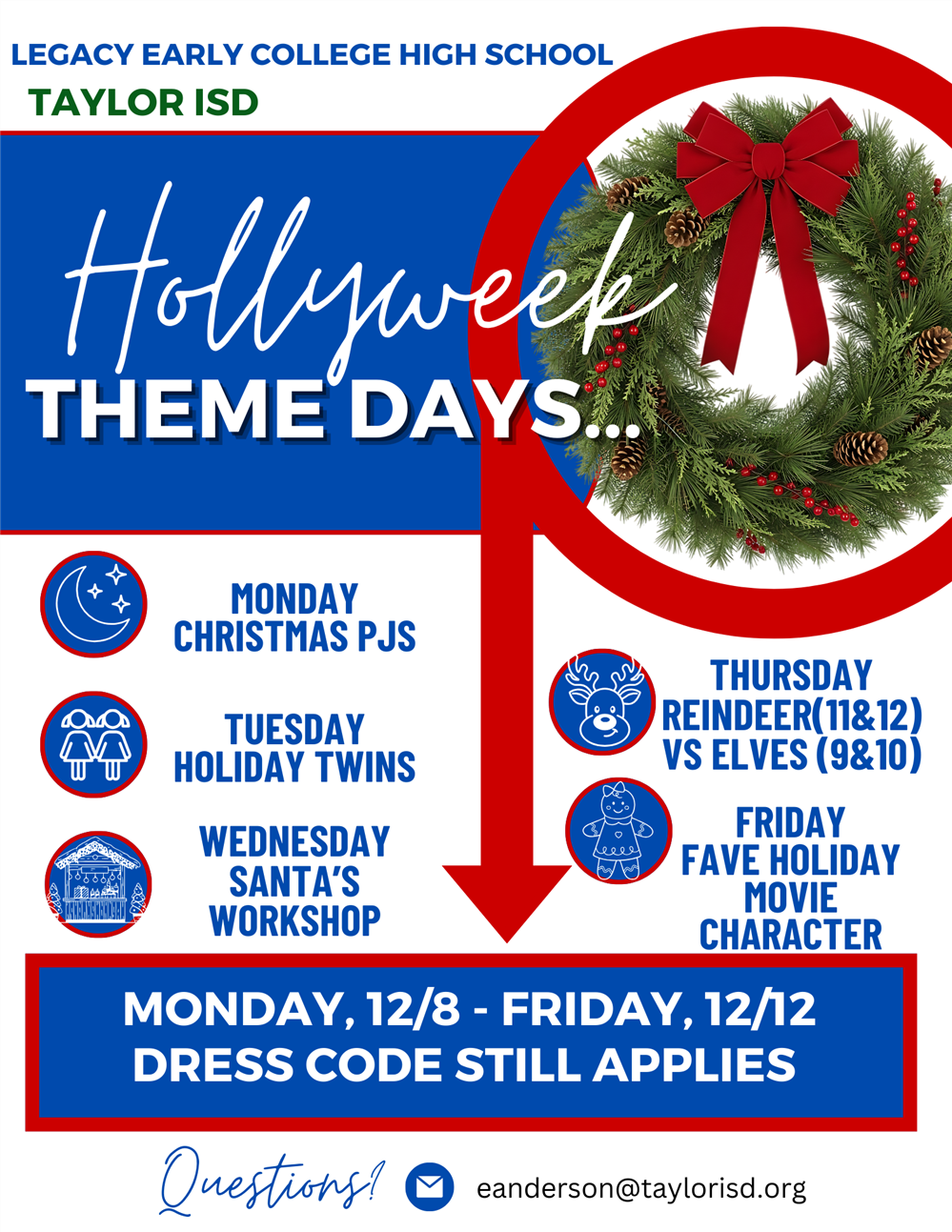  Hollyweek 12/8 - 12/12