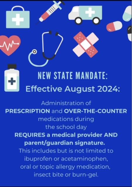 New State Mandate for Medicine in Schools