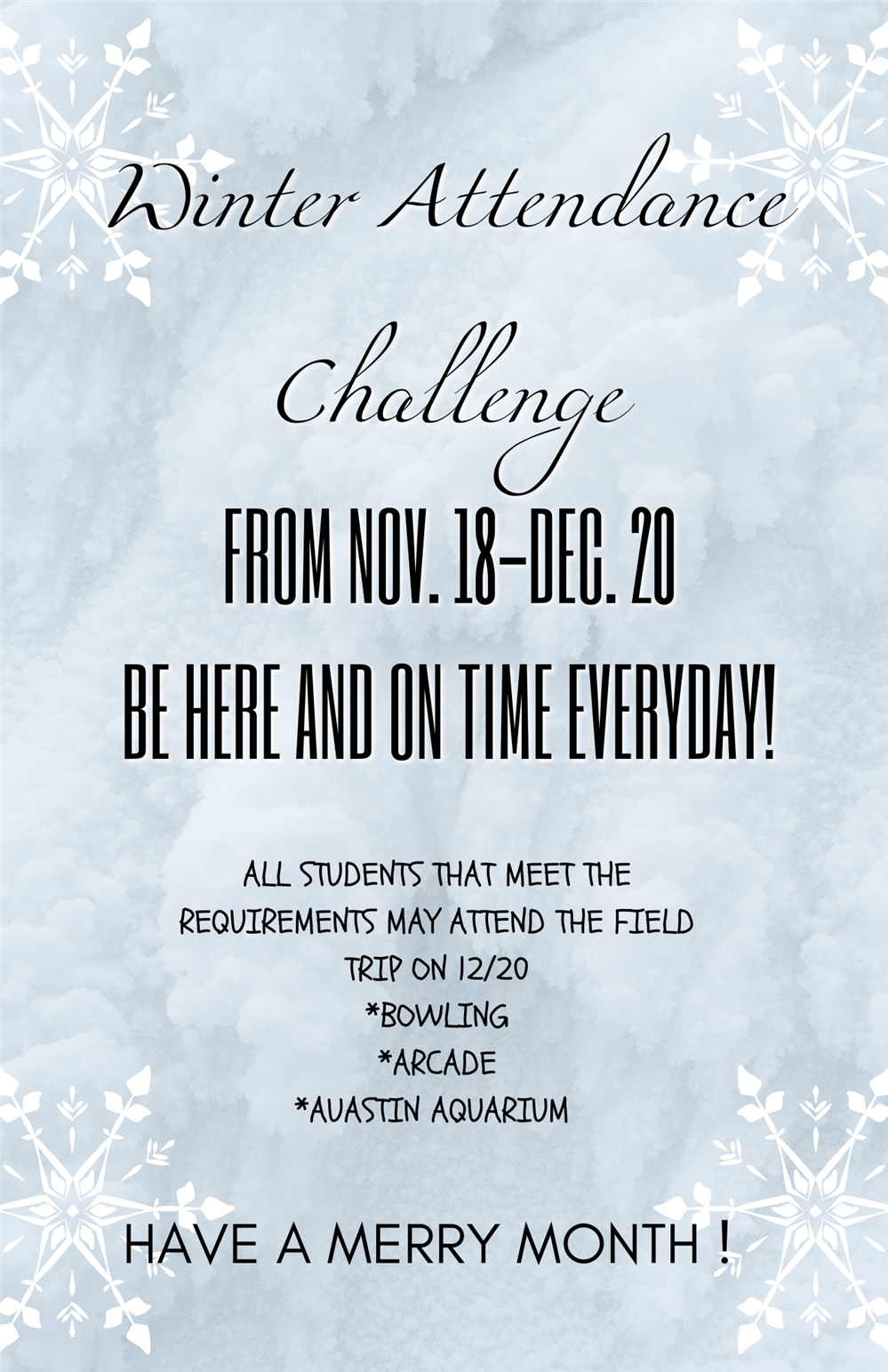 Attendance Challenge