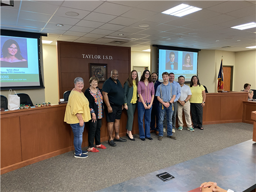2025 Legacy ECHS top 10 percent with school board
